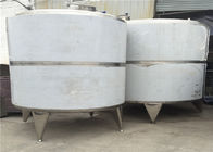 Single Double Wall Jacketed Mixing Tank Stainless Steel Water Storage Tanks