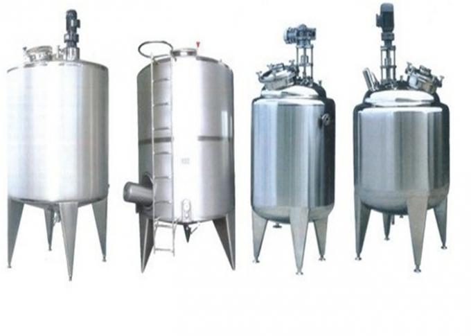 ステンレス鋼の混合の容器、食品工業のための流動貯蔵タンクABBモーター