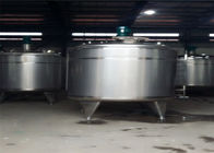 100L - 10000L Sanitary Stainless Steel Tanks , SS Fermentation Tanks For Juice