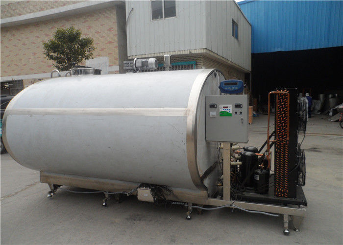 1000L 3000L Stainless Steel Milk Tank With Air Compressor Manual / Automatic Available