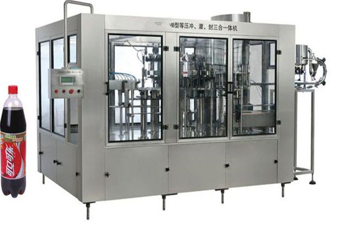 Plastic PVC Beverage Filling Machine / Automatic Washing Filling Capping Machine