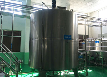 中国 牛乳生産のための容易なはっきりしたステンレス鋼の液体の貯蔵タンクのジャケットタイプ 工場