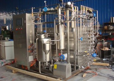 中国 ミルク ジュースの液体のための自動超高温殺菌機械管状のタイプ 工場