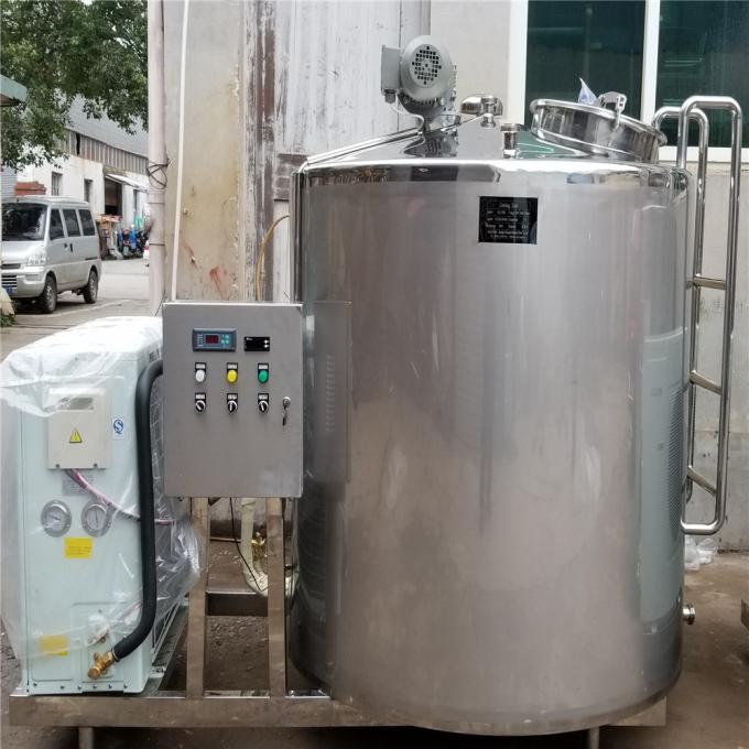 1000L 2000Lの大桶の容器タンクを握る未加工新しいヨーグルトのミルク冷却の貯蔵